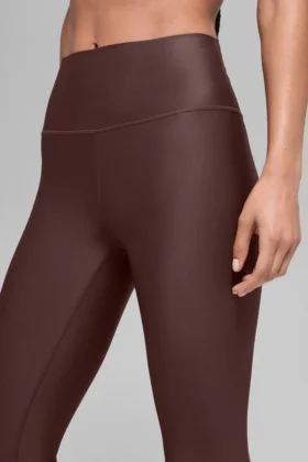 High-Waist Airlift Legging 7/8 – Brownstone
