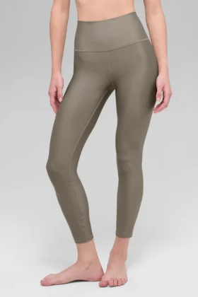 High-Waist Airlift Legging 7/8 - Cacao chiaro