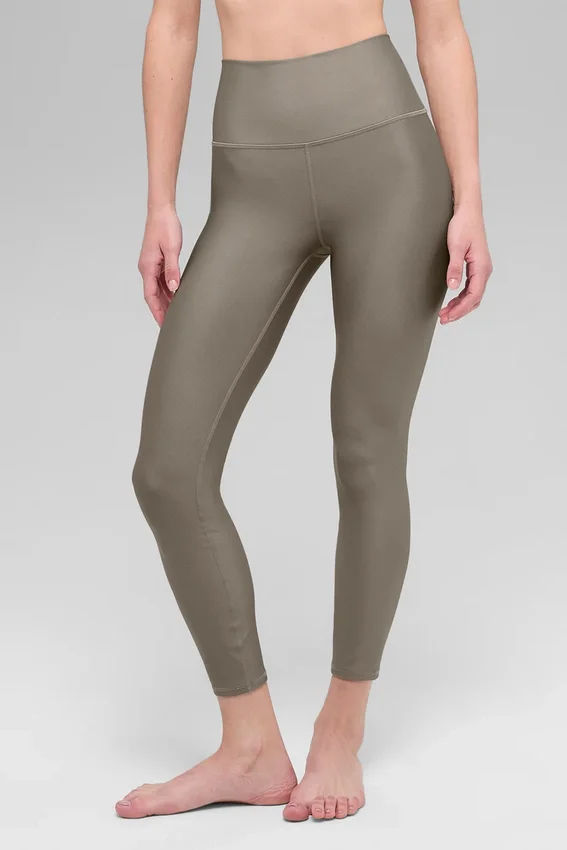 High-Waist Airlift Legging 7/8 - Cacao chiaro