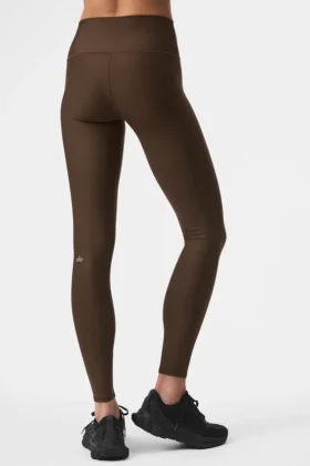High-Waist Airlift Legging 7/8 – Espresso