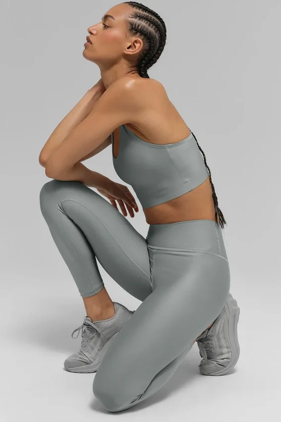 High-Waist Airlift Legging 7/8 - Grigio lunare