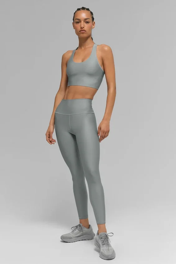 High-Waist Airlift Legging 7/8 - Grigio lunare