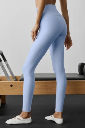 High-Waist Airlift Legging 7/8 – Light Provence Blue