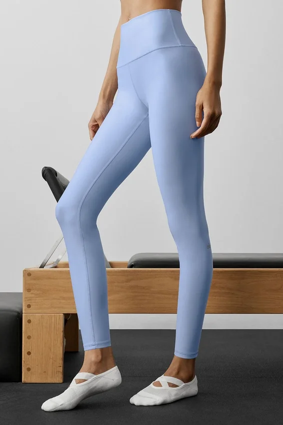 High-Waist Airlift Legging 7/8 - Light Provence Blue