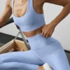High-Waist Airlift Legging 7/8 - Light Provence Blue