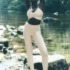 High-Waist Airlift Legging 7/8 - Macadamia