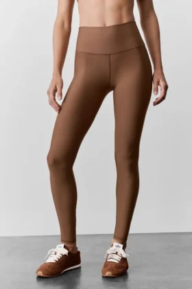 High-Waist Airlift Legging 7/8 - Marrone baciato dal sole