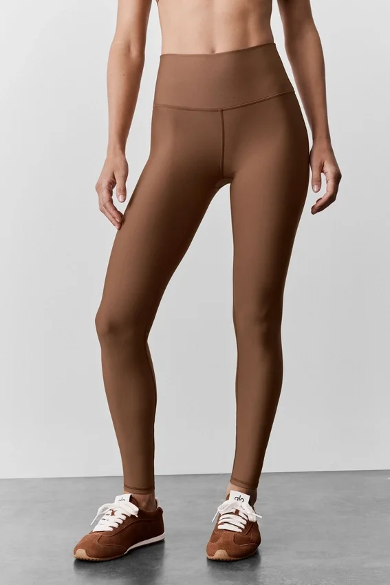 High-Waist Airlift Legging 7/8 - Marrone baciato dal sole