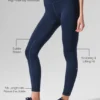 High-Waist Airlift Legging 7/8 - Navy