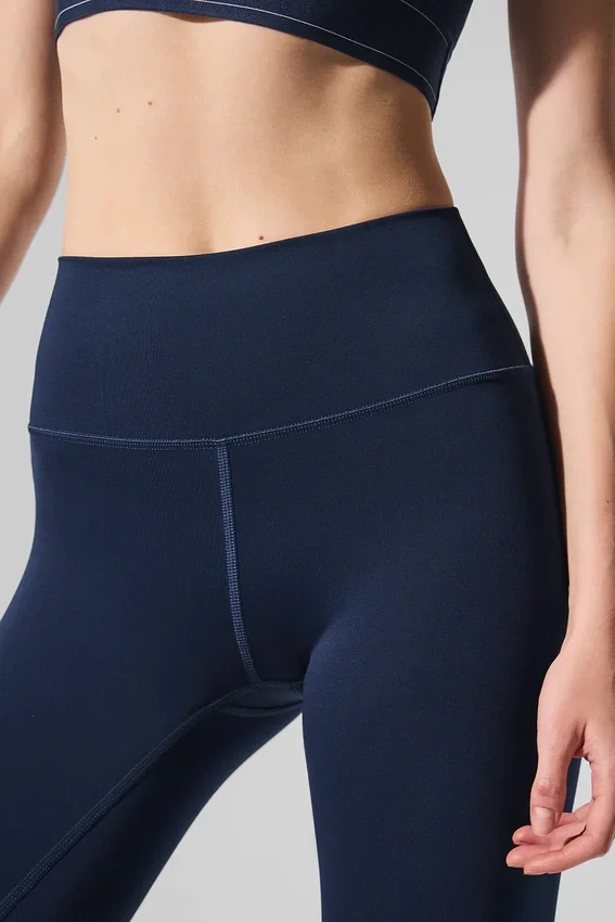 High-Waist Airlift Legging 7/8 - Navy