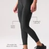 High-Waist Airlift Legging 7/8 - Nero