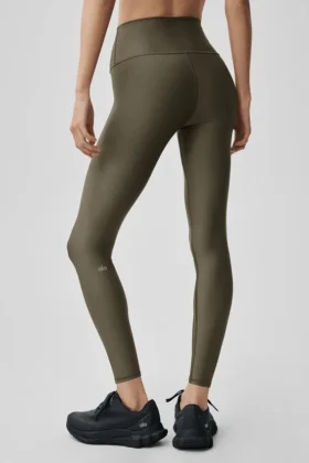 High-Waist Airlift Legging 7/8 – Olivo