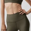 High-Waist Airlift Legging 7/8 - Olivo