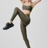High-Waist Airlift Legging 7/8 - Olivo