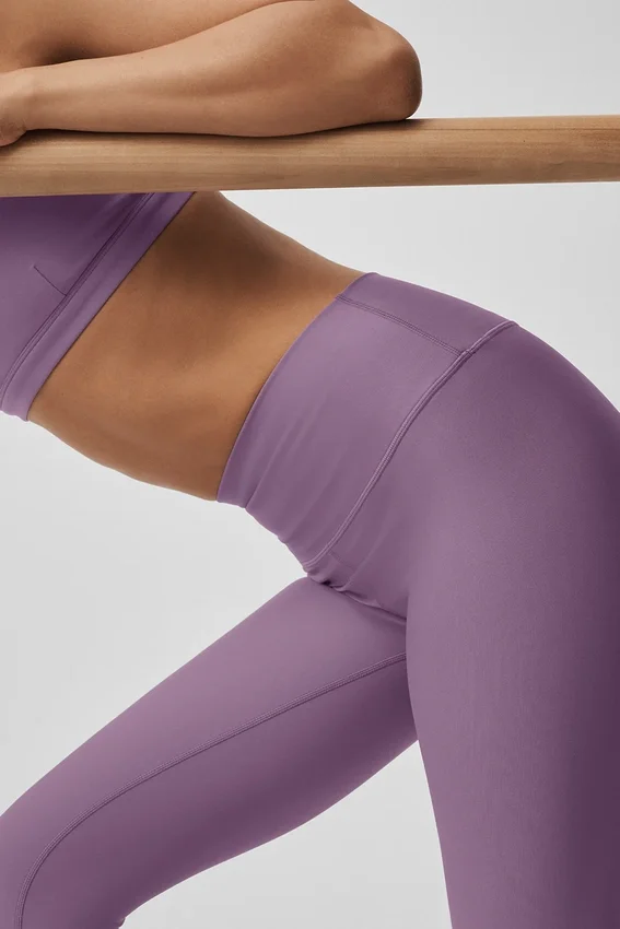 High-Waist Airlift Legging 7/8 - Plum Kiss
