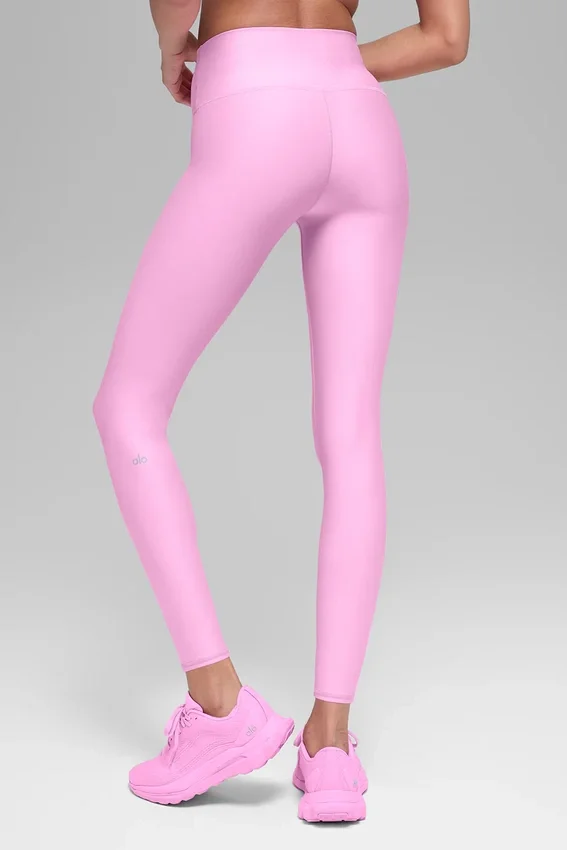 High-Waist Airlift Legging 7/8 - Rosa Candy Heart