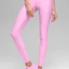 High-Waist Airlift Legging 7/8 - Rosa Candy Heart