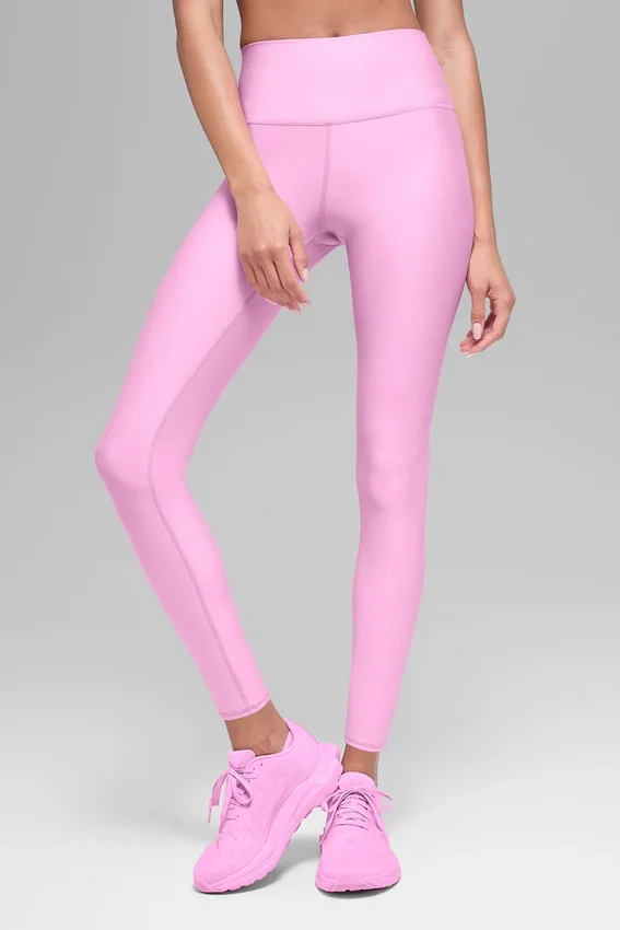 High-Waist Airlift Legging 7/8 - Rosa Candy Heart