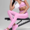 High-Waist Airlift Legging 7/8 - Rosa Candy Heart