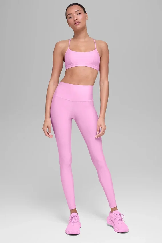 High-Waist Airlift Legging 7/8 - Rosa Candy Heart