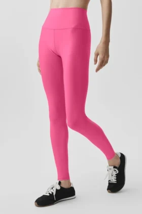 High-Waist Airlift Legging 7/8 - Rosa Paradiso