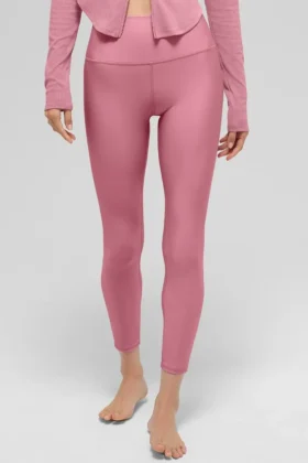 High-Waist Airlift Legging 7/8 – Rosa selvatico