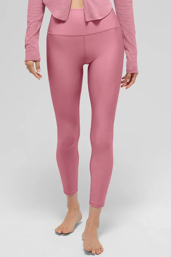 High-Waist Airlift Legging 7/8 - Rosa selvatico