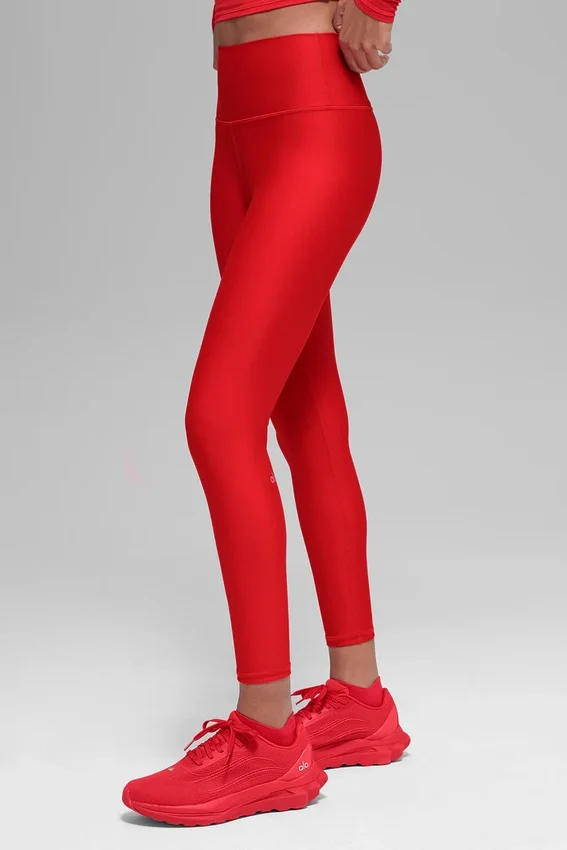 High-Waist Airlift Legging 7/8 - Rosso brillante