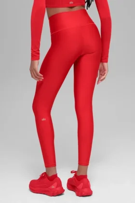 High-Waist Airlift Legging 7/8 – Rosso brillante