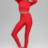 High-Waist Airlift Legging 7/8 - Rosso brillante