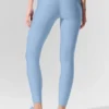 High-Waist Airlift Legging 7/8 - Seashell Blue