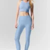 High-Waist Airlift Legging 7/8 - Seashell Blue