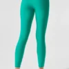 High-Waist Airlift Legging 7/8 - Spruce Green