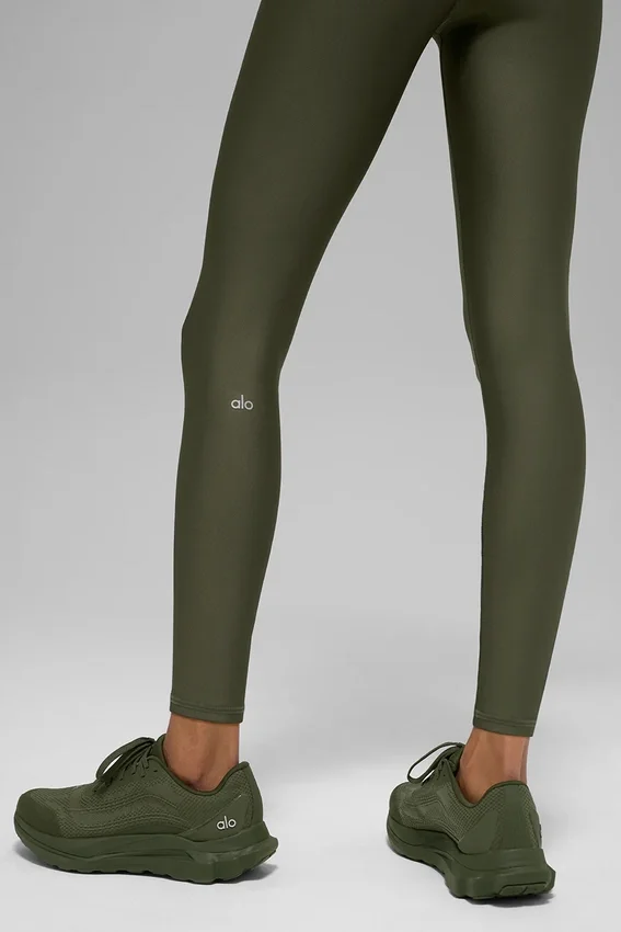 High-Waist Airlift Legging 7/8 - Verde oliva