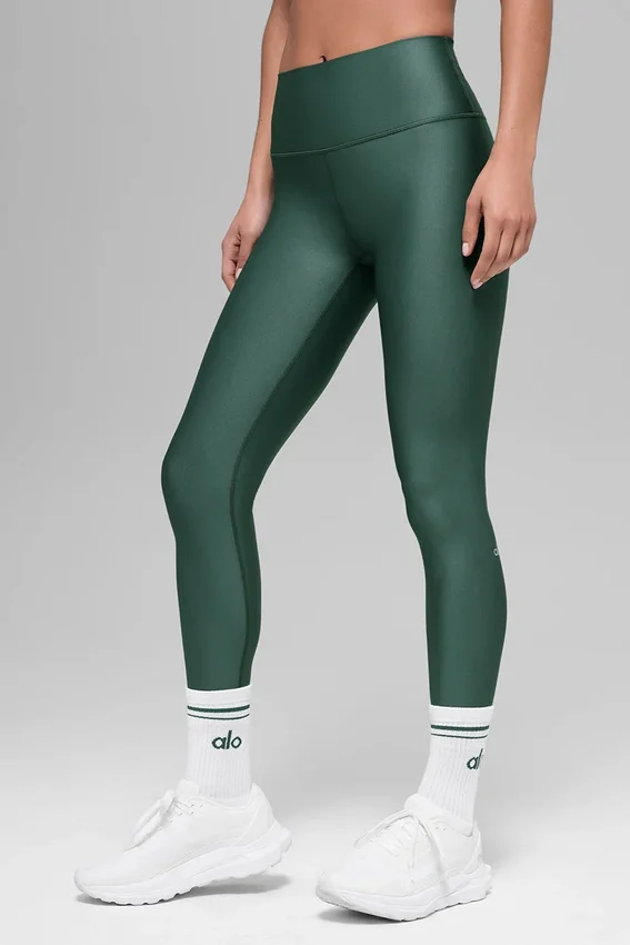 High-Waist Airlift Legging 7/8 - Verde trifoglio