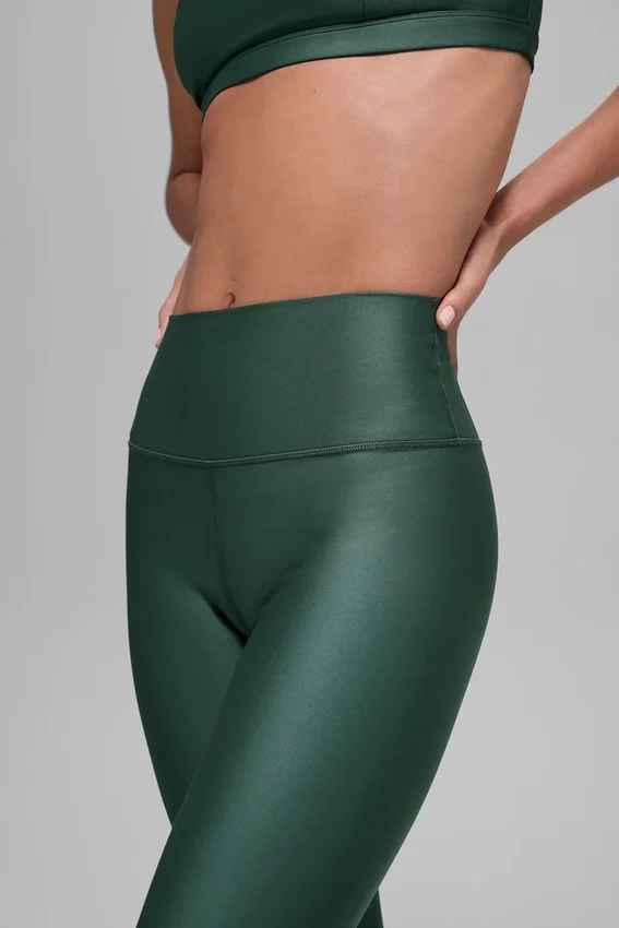 High-Waist Airlift Legging 7/8 - Verde trifoglio