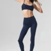 High-Waist Airlift Legging - Blu navy