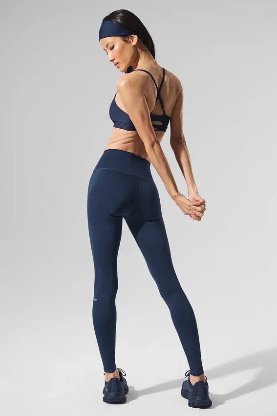 High-Waist Airlift Legging - Blu navy