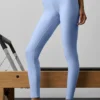 High-Waist Airlift Legging - Blu Provenza chiaro
