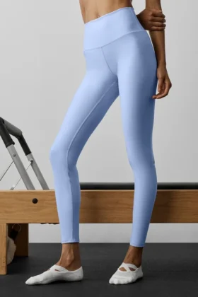 High-Waist Airlift Legging - Blu Provenza chiaro