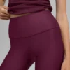High-Waist Airlift Legging - Borgogna