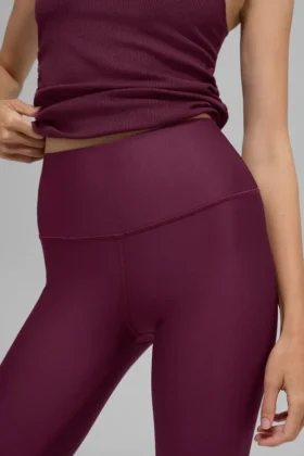 High-Waist Airlift Legging – Borgogna