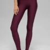 High-Waist Airlift Legging - Borgogna