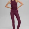 High-Waist Airlift Legging - Borgogna