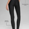 High-Waist Airlift Legging con effetto modellante - Nero/Bianco