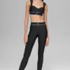 High-Waist Airlift Legging con effetto modellante - Nero/Bianco