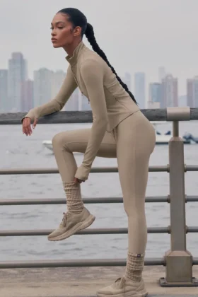 High-Waist Airlift Legging - Gravel