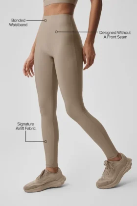 High-Waist Airlift Legging – Gravel