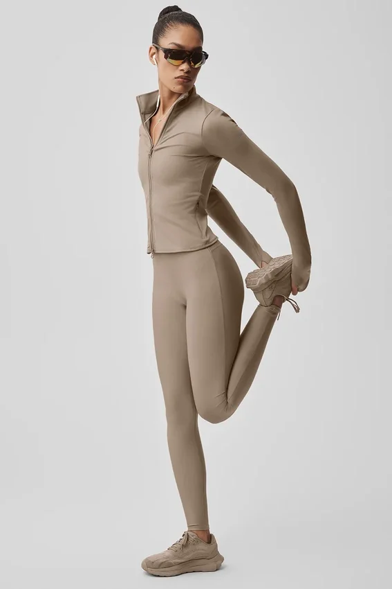 High-Waist Airlift Legging - Gravel