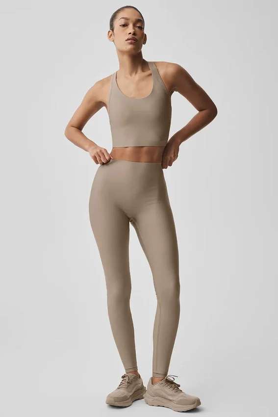 Canotte avec soutien-gorge intégré Airlift Super Sleek - Gravel